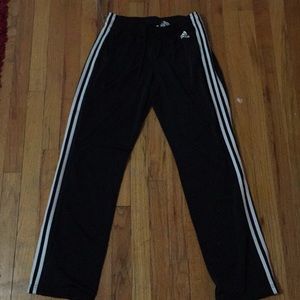 Adidas track pants.